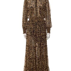 Leopard Print Maxi Dress